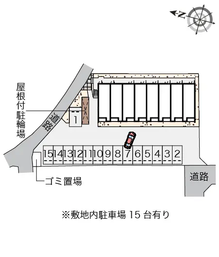 岡山市北区平田 月極駐車場